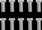 Drag Specialties 3/8 24 X 1 Chrome Hex Hd HARDWARE KITS - ASSORTMENTS Drag Specialties