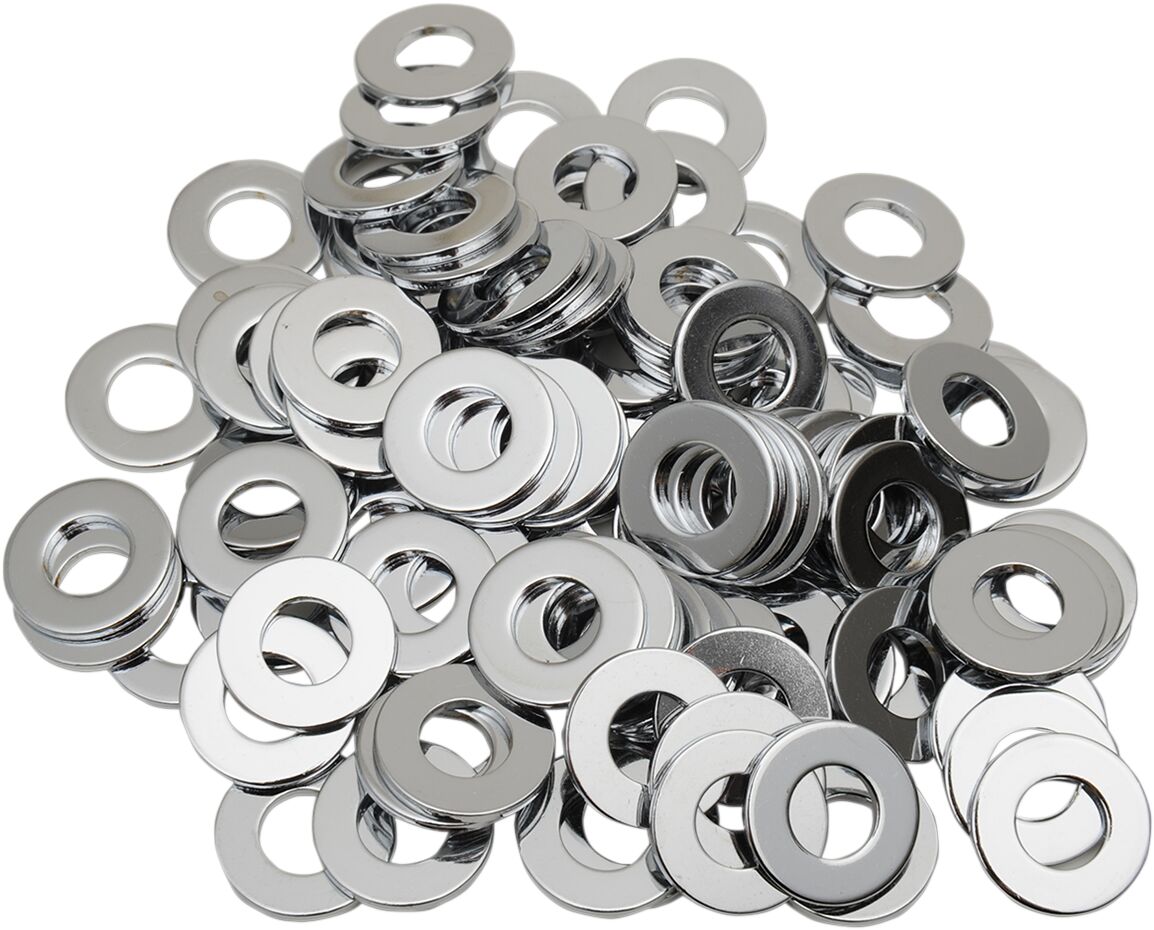 Drag Specialties 5/16 Chrome Flatwasher HARDWARE KITS - ASSORTMENTS Drag Specialties