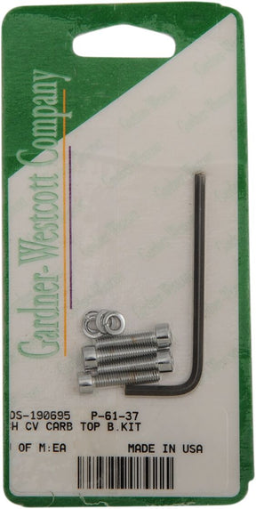 Gardner Westcott Chrome C/V Carb Top B.Kit HARDWARE KITS - APPLICATION RE Gardner Westcott