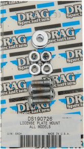 Drag Specialties Sckt Hd License Plt Mnt HARDWARE KITS - ASSORTMENTS Drag Specialties