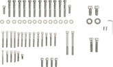 Drag Specialties Chrome Socket Head Motor Bolt Kit Knurled Hardware Kits Drag Specialties