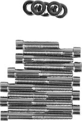 Drag Specialties Chrome Socket Head Cam Cover Bolt Kit Smooth Hardware Kits Drag Specialties