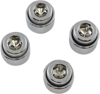 Drag Specialties Chrome Socket Head Rocker Arm Shaft End Plug 1/2 20 Hardware Kits Drag Specialties