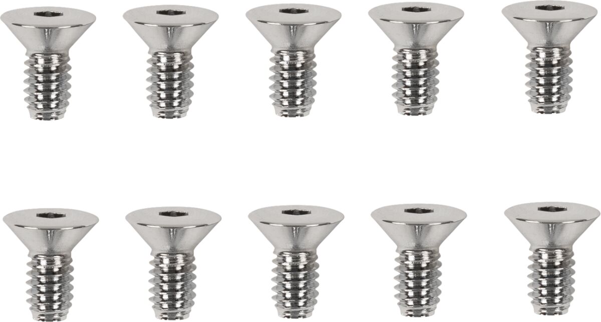 Drag Specialties "Tin" Style Derby Cover Screw Knurled Hardware Kits Drag Specialties