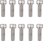 Drag Specialties Chrome Socket Head Primary Cover Bolt Kit Knurled Hardware Kits Drag Specialties