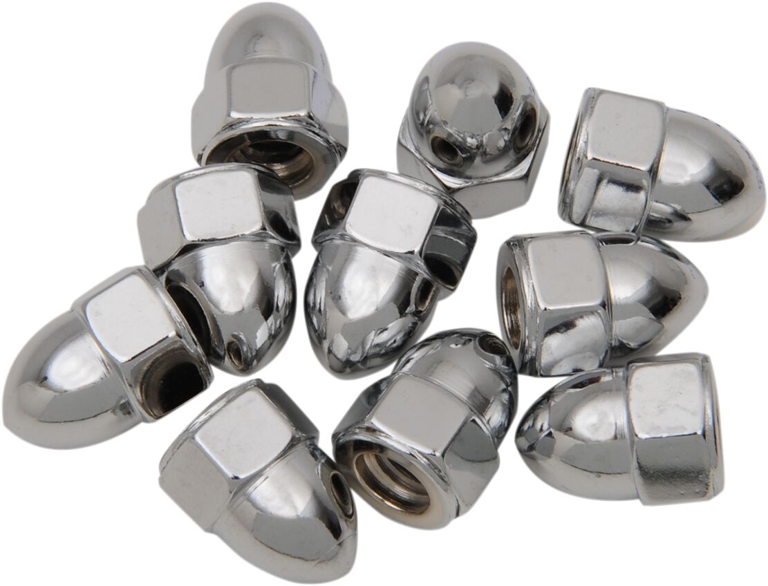 Drag Specialties 1/4 20 Acorn Nut Chrome HARDWARE KITS - ASSORTMENTS Drag Specialties