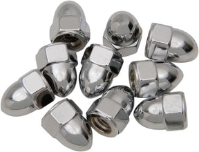 Drag Specialties 1/4 20 Acorn Nut Chrome HARDWARE KITS - ASSORTMENTS Drag Specialties