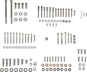 Drag Specialties Chrome Socket Head Motor Bolt Kit Smooth Drag Specialties Default Title