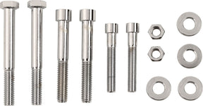 Drag Specialties Chrome Socket Head Motor Mount Bolt Kit Smooth Hardware Kits Drag Specialties