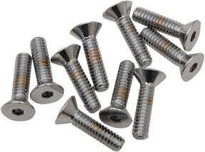 Drag Specialties 1/4 X20 X3/4 Chrm Flat Head HARDWARE KITS - ASSORTMENTS Drag Specialties