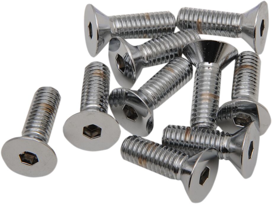 Drag Specialties 5/16 X18 X3/4 Chr Flat Head HARDWARE KITS - ASSORTMENTS Drag Specialties