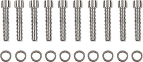 Drag Specialties Chrome Socket Head Cam Cover Bolt Kit Smooth Hardware Kits & Assortments Drag Specialties