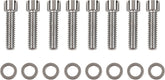 Drag Specialties Chrome Socket Head Lifter Base Bolt Kit Smooth Hardware Kits & Assortments Drag Specialties
