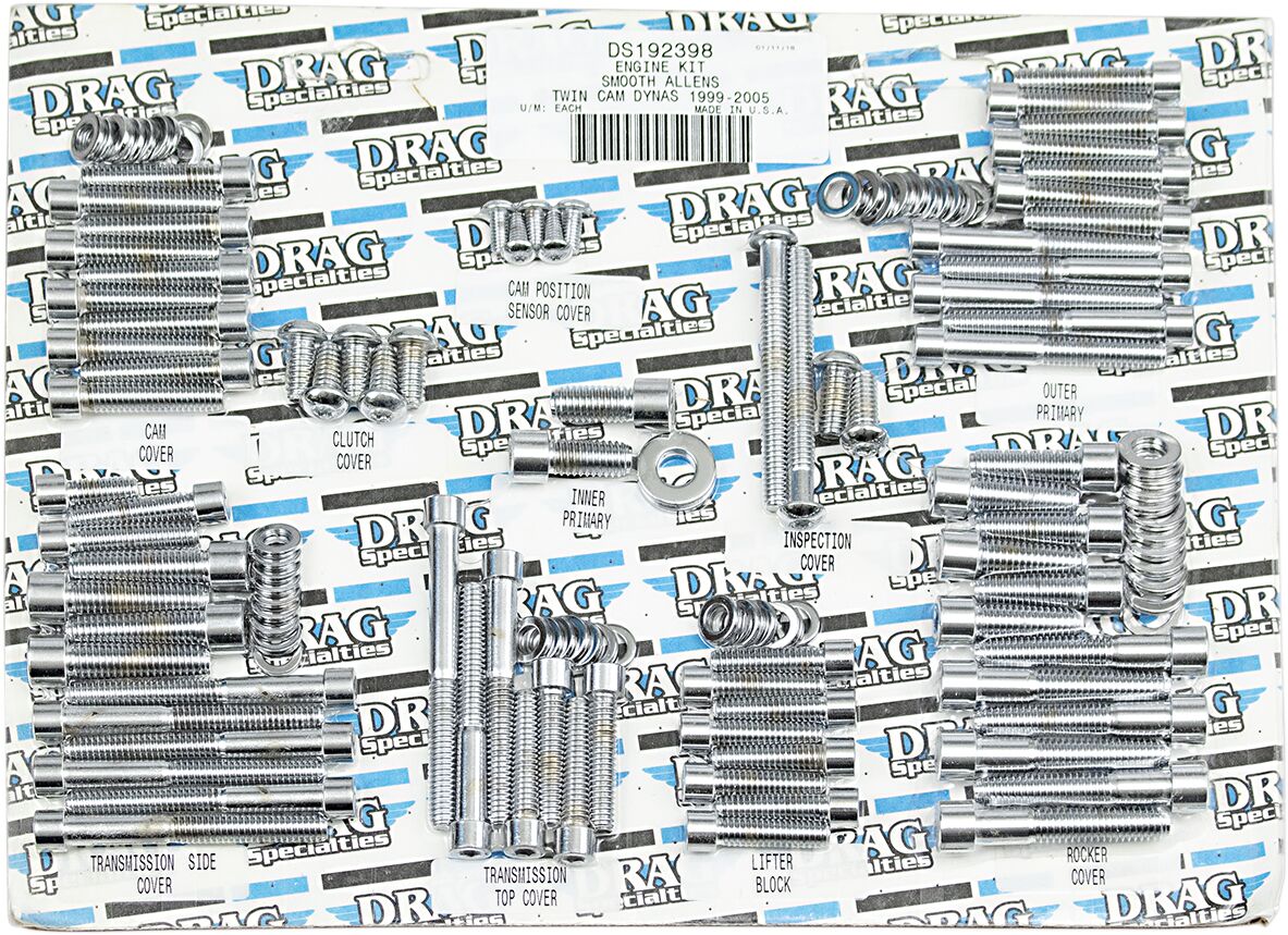 Drag Specialties Sm Sockt Eng Bolt Kt T.C. HARDWARE KITS - ASSORTMENTS Drag Specialties