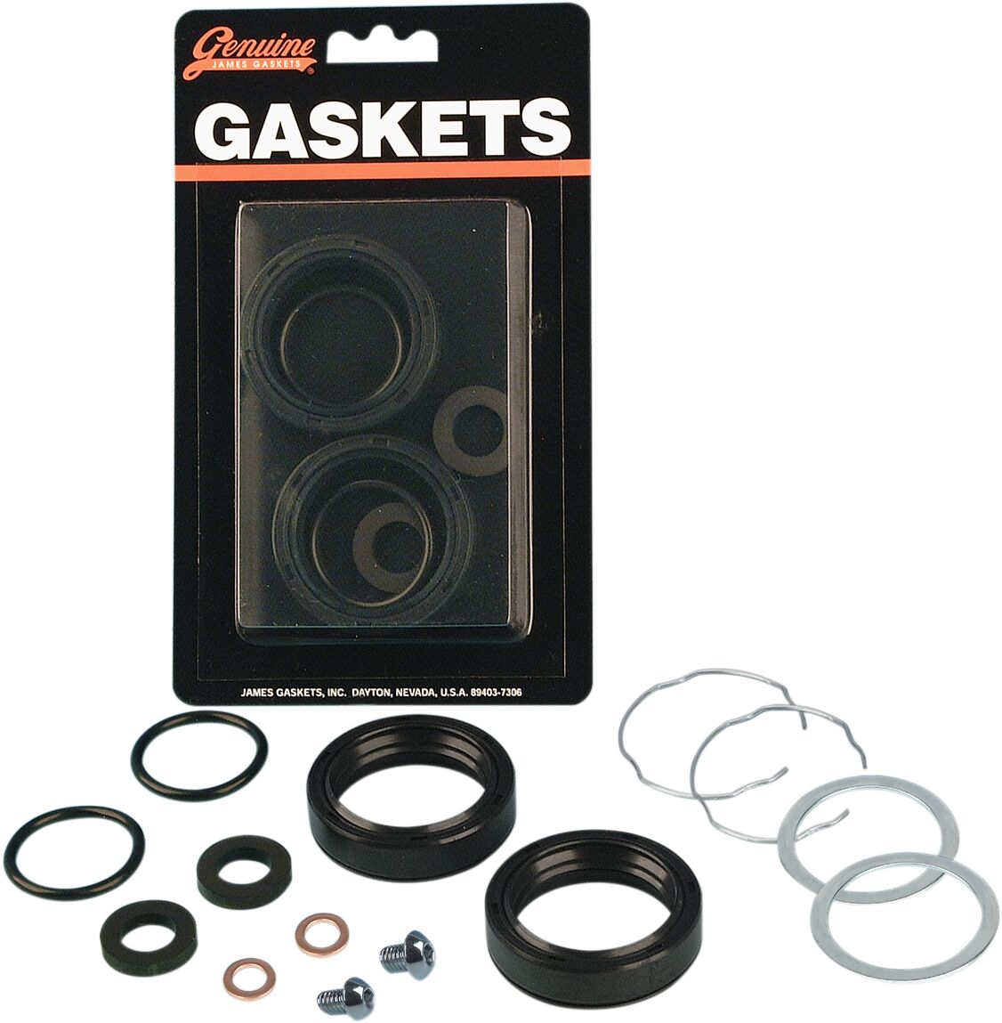 James Gasket Oil Seal Kit Fork Fork Seals, Orings & Gaskets James Gaskets