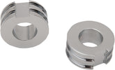 Drag Specialties Axle Adjuster Spacer 0.625" Chrome Wheel Axles Drag Specialties