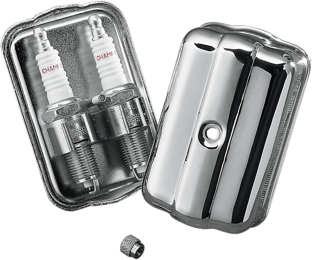 Drag Specialties Plug Holder Chrome F/H D SPARK PLUG GROUP Drag Specialties