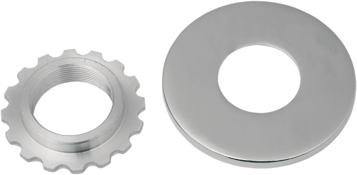 Drag Specialties Brg Jam Nut W/Cvr49 16 Wg FORK NECK-POST-STEM COMPONENTS Drag Specialties