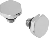 Drag Specialties Fork Tube Caps Chrome Fork Tubes & Parts Drag Specialties