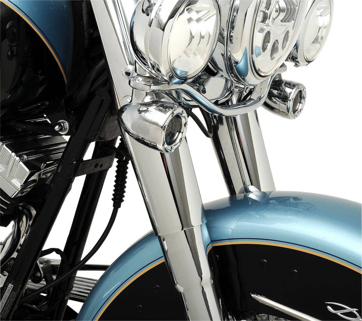 Drag Specialties Cover Fork Slider Chr Std FORK TRIPLE TREE COVERS Drag Specialties