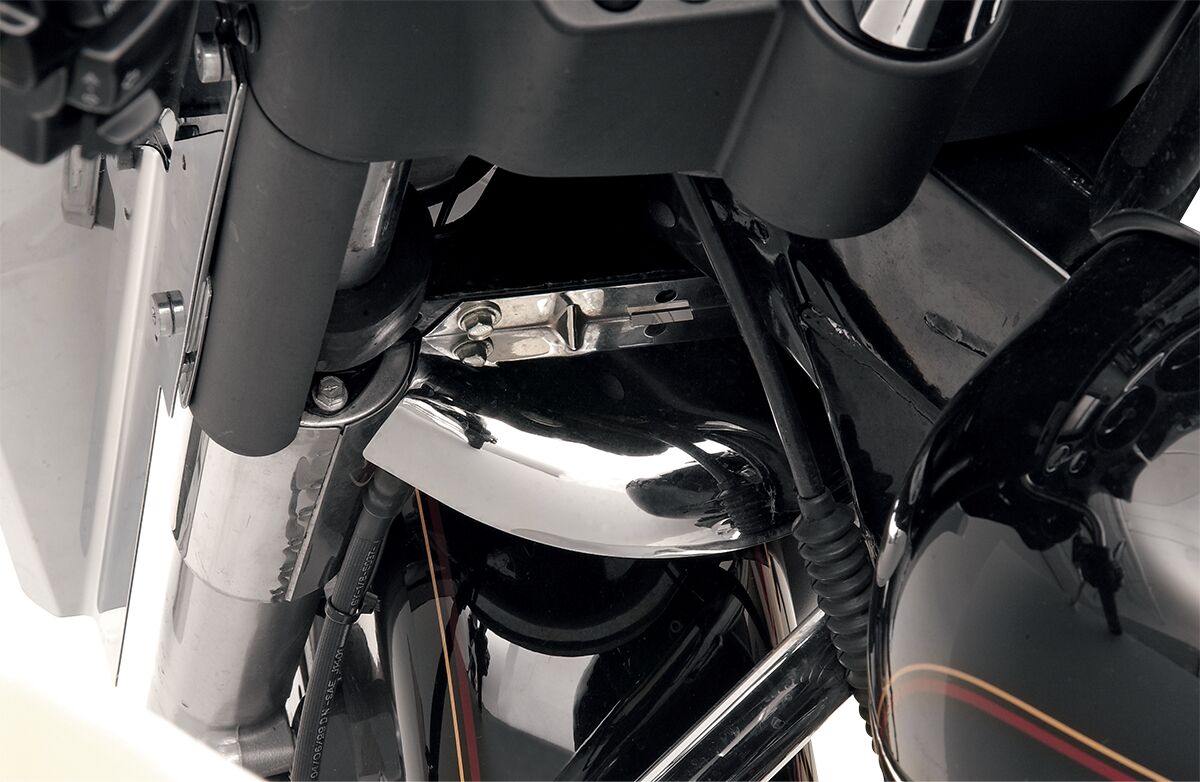 Drag Specialties Air Baffle 80 13 Flt Flht FORK TRIPLE TREE COVERS Drag Specialties