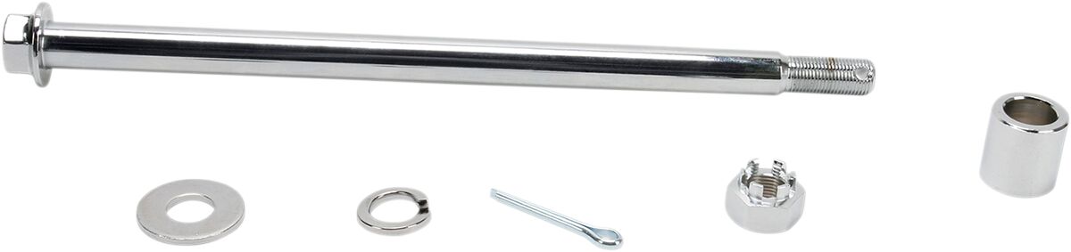 Drag Specialties Rear Axle Chrome Wheel Axles Drag Specialties