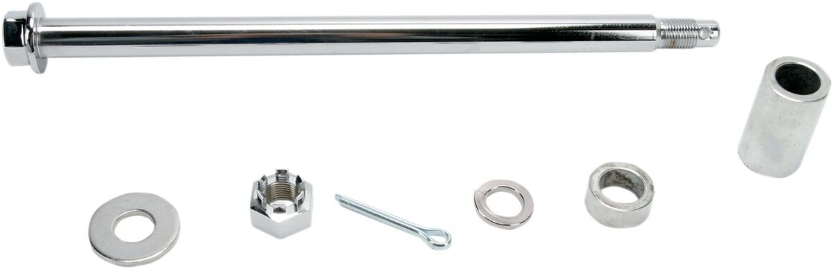 Drag Specialties Rear Axle Chrome Wheel Axles Drag Specialties