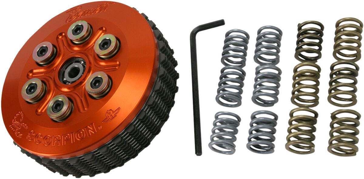 Barnett Scorpion Billet Clutches - 91-22 Sportster & 94-02 Buell Clutch Assemblies Barnett