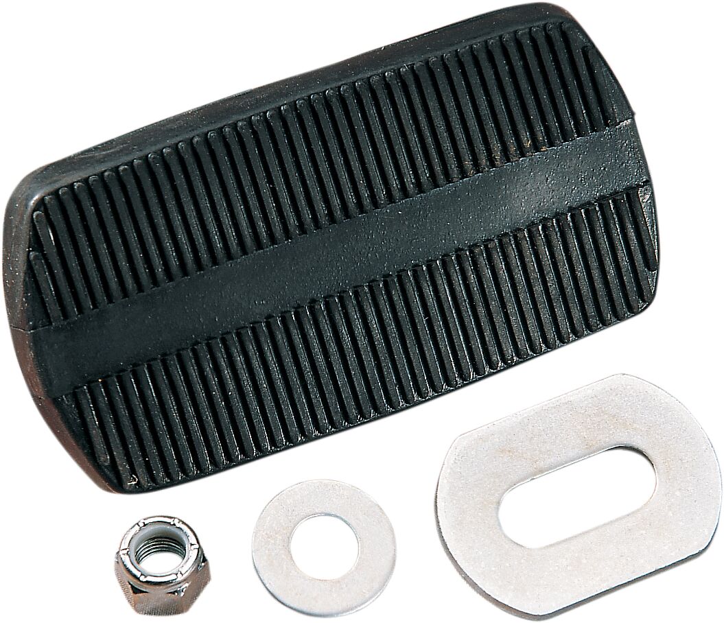 Drag Specialties Brake/Clutch Pedal Pad Brake Pedal Pads Covers Drag Specialties