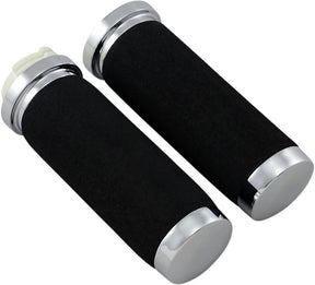 Drag Specialties Sundan Grp 81 22 W/Thr Slv HANDLEBAR GRIPS Drag Specialties