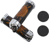 Drag Specialties Chr Skull Grip W/Red Eyes HANDLEBAR GRIPS Drag Specialties