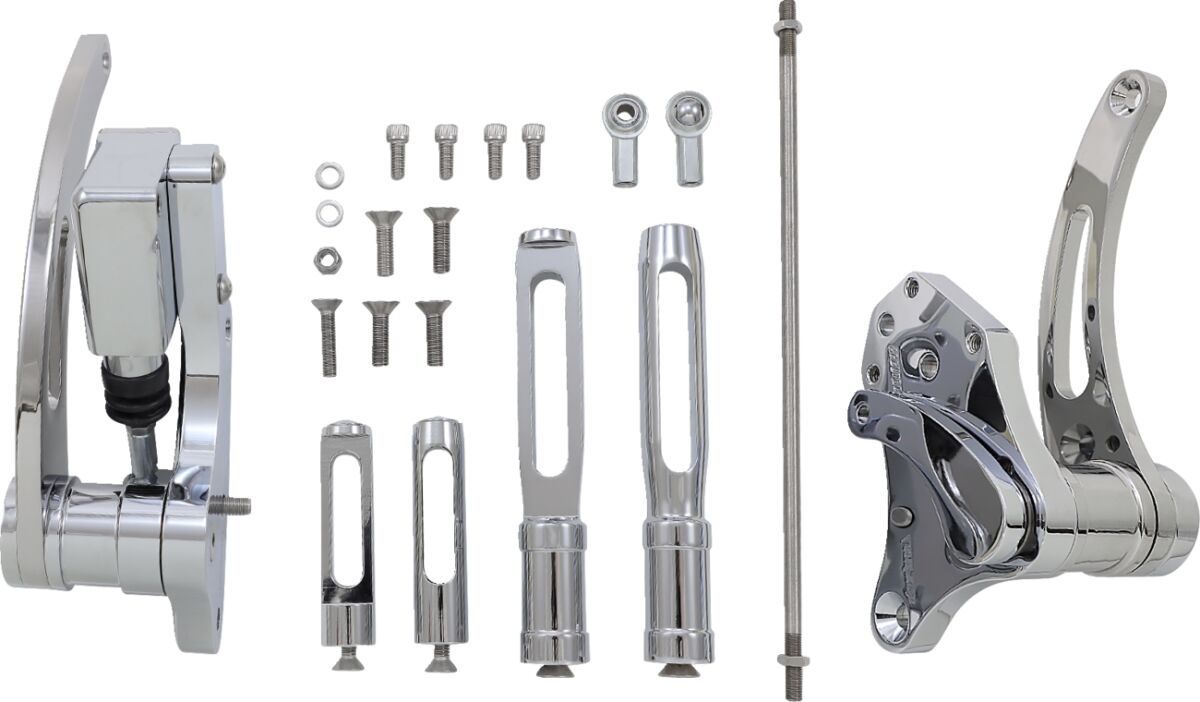 Accutronix Accutronix Forward Controls Slotted Standard Chrome Forward Controls& Controls Accutronix