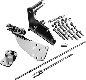 Drag Specialties Forward Control Relocation Kit 3" Brake Lines Hardware Drag Specialties