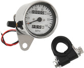 Drag Specialties 2:1 Wht Speedo W/Trip Mtr SPEEDOMETER GROUP Drag Specialties