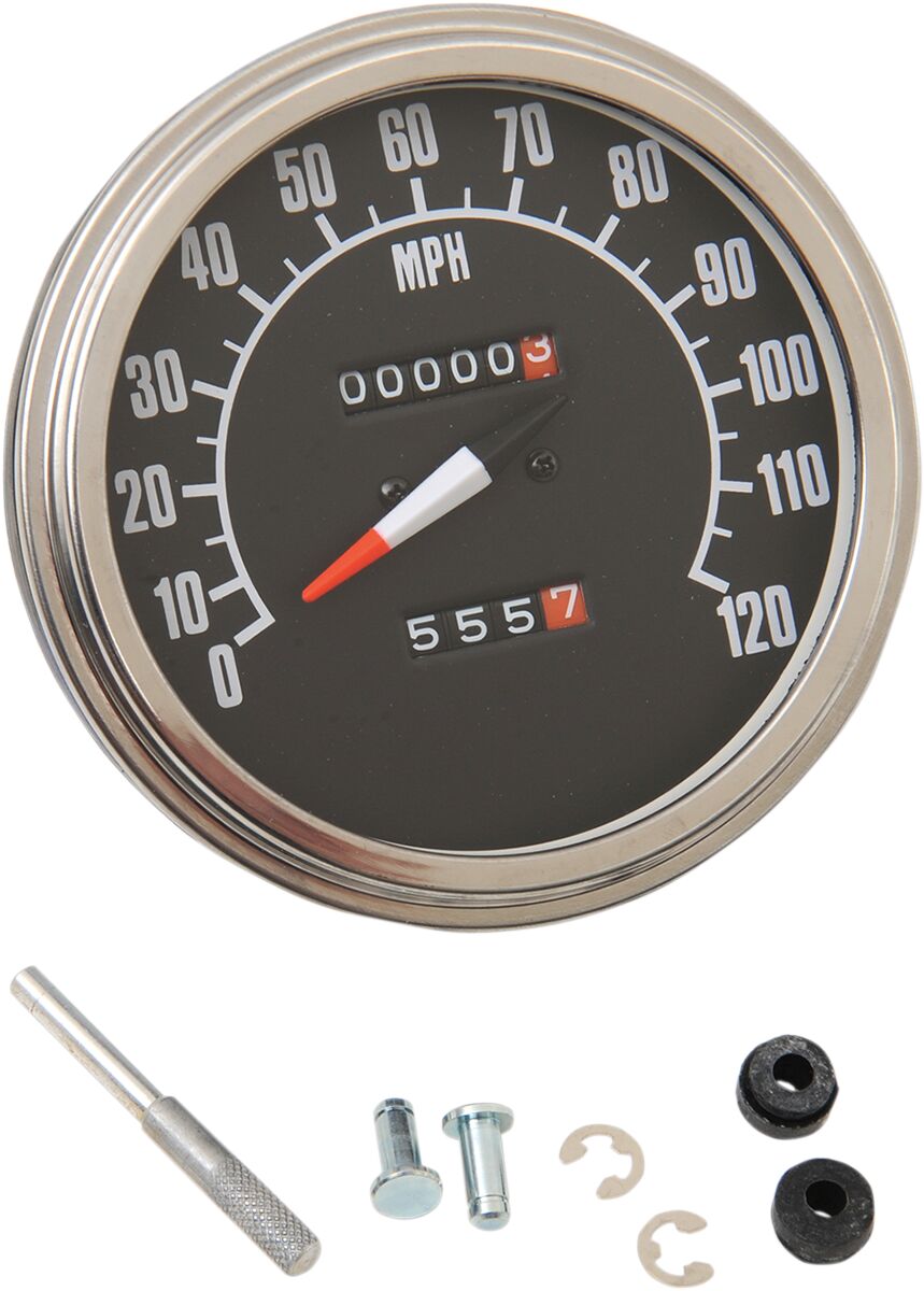 Drag Specialties Fl Speedometer 1:1 68 84 Face Speedometer Drag Specialties