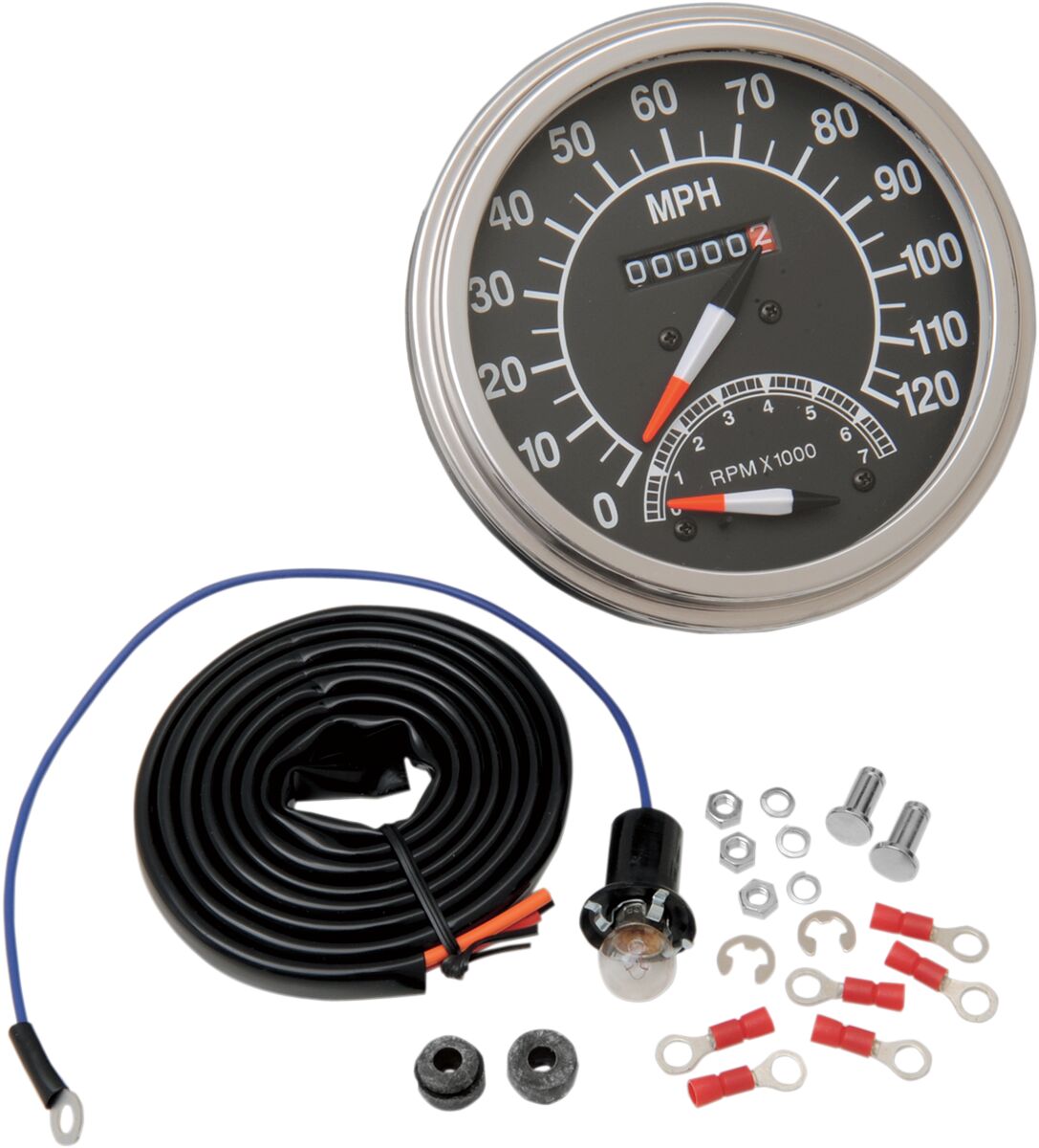 Drag Specialties 2:1 Speedo/Tach Unit Fx SPEEDOMETER GROUP Drag Specialties