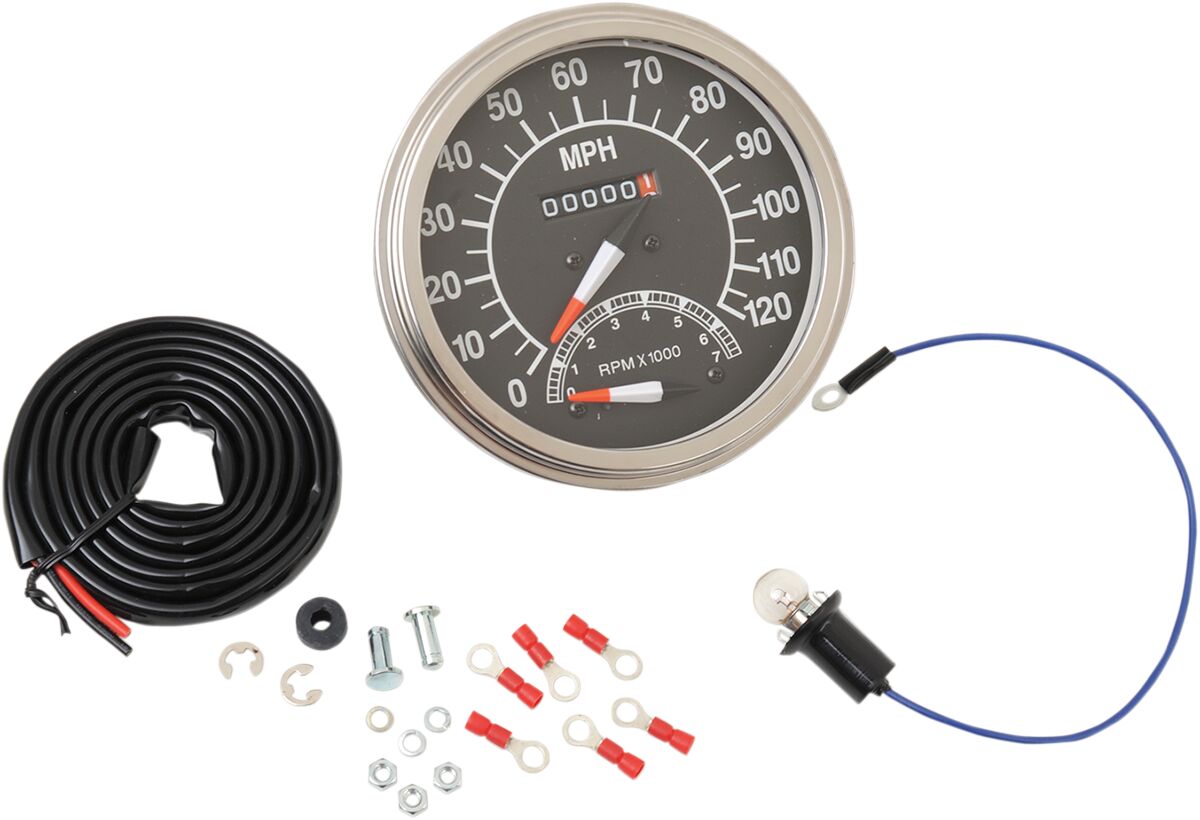Drag Specialties 1:1 Speedo/Tach Unit Fx SPEEDOMETER GROUP Drag Specialties
