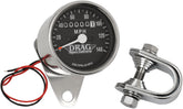 Drag Specialties 2:1 Blk Face Mini Speedo SPEEDOMETER GROUP Drag Specialties
