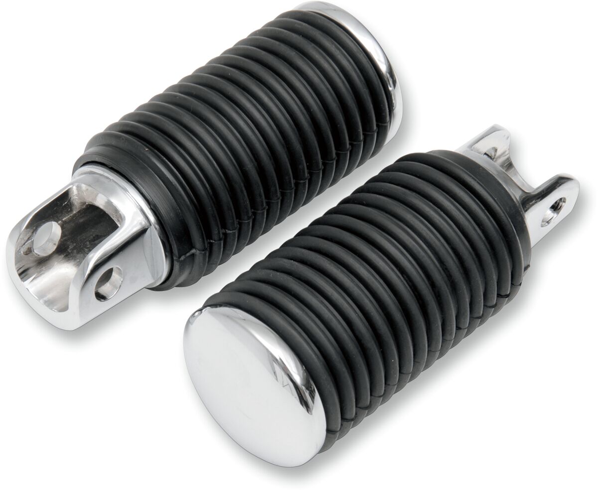Drag Specialties Driver Pegs Rub W/Chr End HIGHWAY BARS + PEGS Drag Specialties