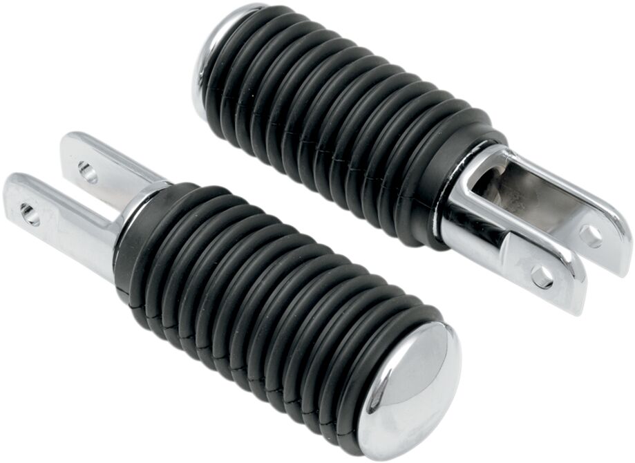 Drag Specialties 5/8 Mt Pegs Rub W/Chr End HIGHWAY BARS + PEGS Drag Specialties
