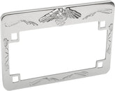 Emgo Eagle Lic Frame Chrome LICENSE PLATE GROUP Emgo