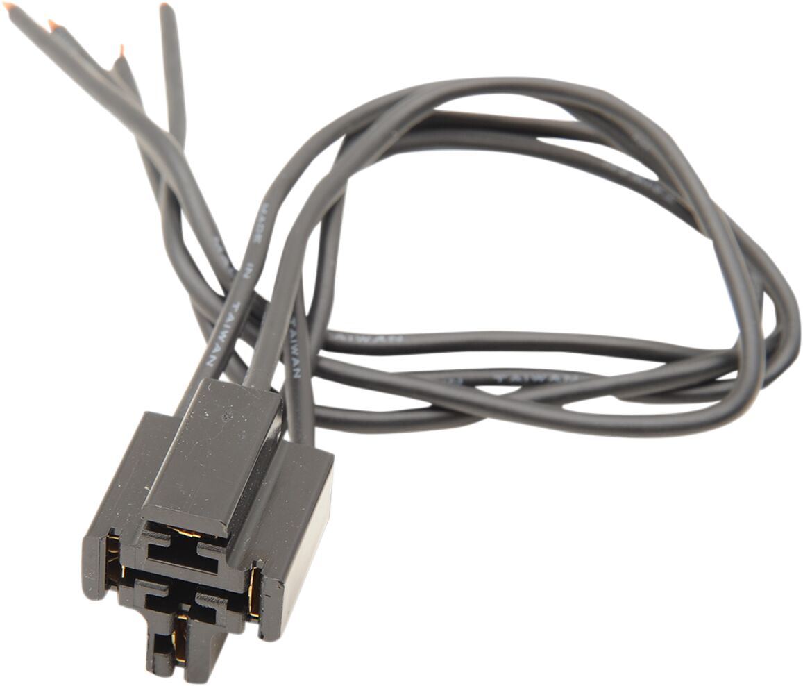 Drag Specialties Relay Plug W/Black Wire WIRING GROUP Drag Specialties