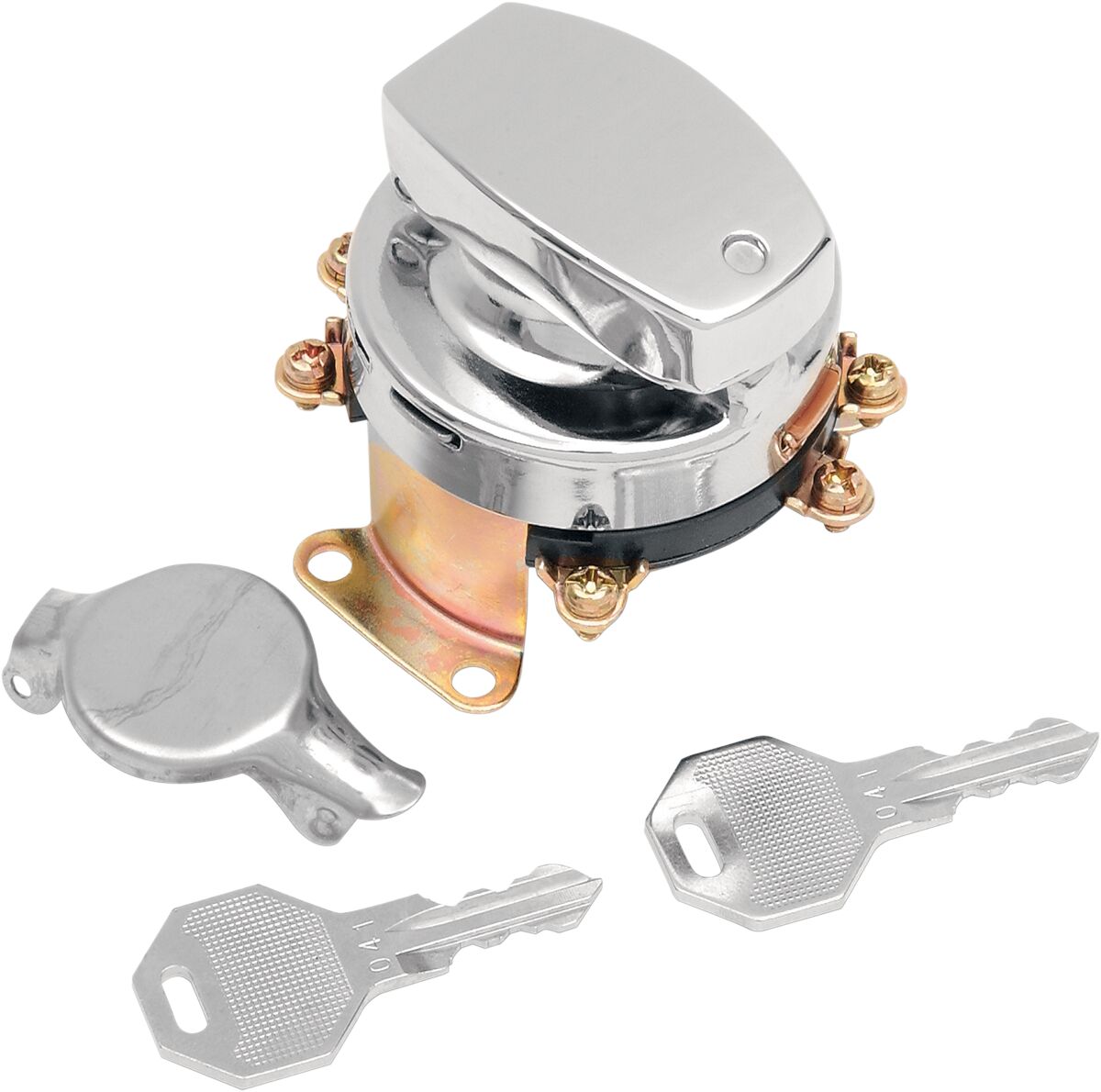 Drag Specialties Ignition Switch Chrome 6 Terminal For Fatbob Switch Drag Specialties