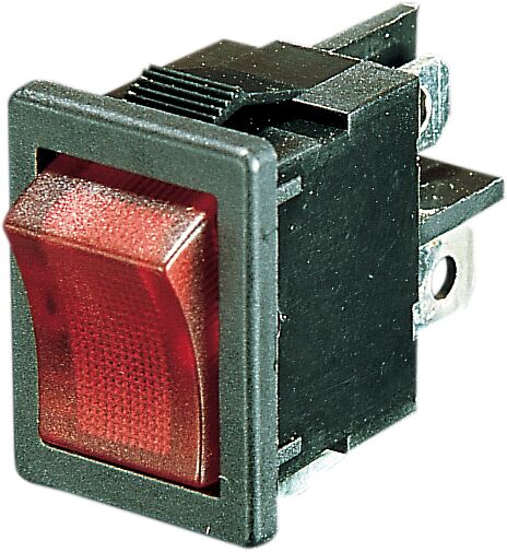 Drag Specialties Rocker Switch On/Off Red ACCESSORY LIGHT GROUP Drag Specialties