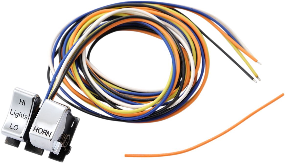 Drag Specialties Chr Dim/Horn Swtch 82 95 SWITCHES-SWITCH HOUSING + PART Drag Specialties