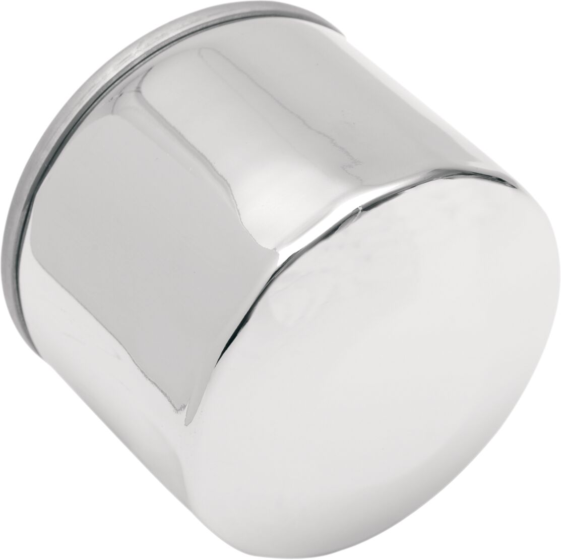 Drag Specialties Spin On Oil Filter W/ Magnetic Ring Chrome 2.25" Oil Filter Drag Specialties
