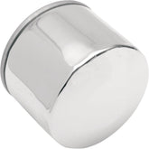 Drag Specialties Spin On Oil Filter W/ Magnetic Ring Chrome 2.25" Oil Filter Drag Specialties