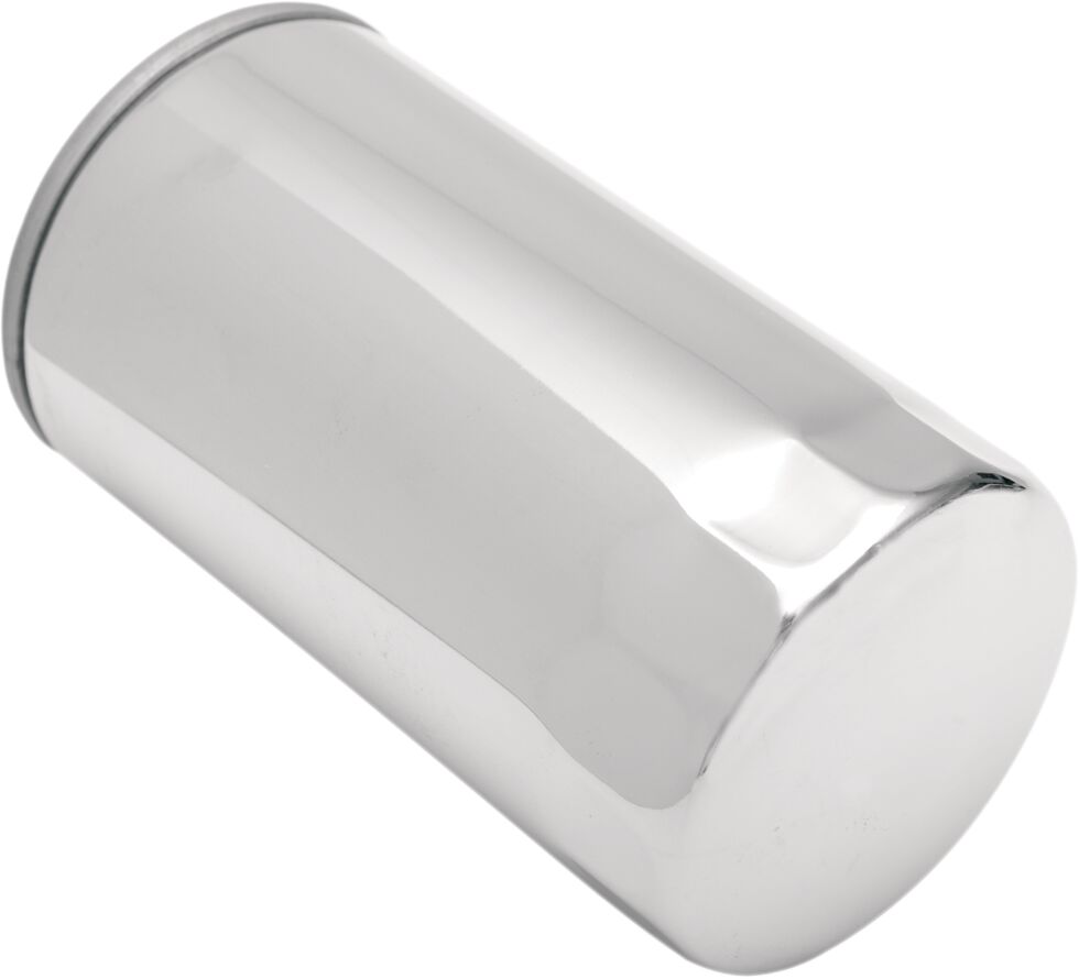 Drag Specialties Spin On Oil Filter W/ Magnetic Ring Chrome 5.5" Oil Filter Drag Specialties