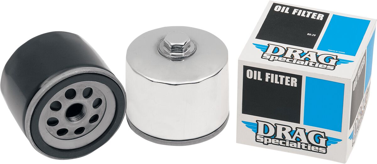 Drag Specialties Oil Filter Black Oil Filter Drag Specialties