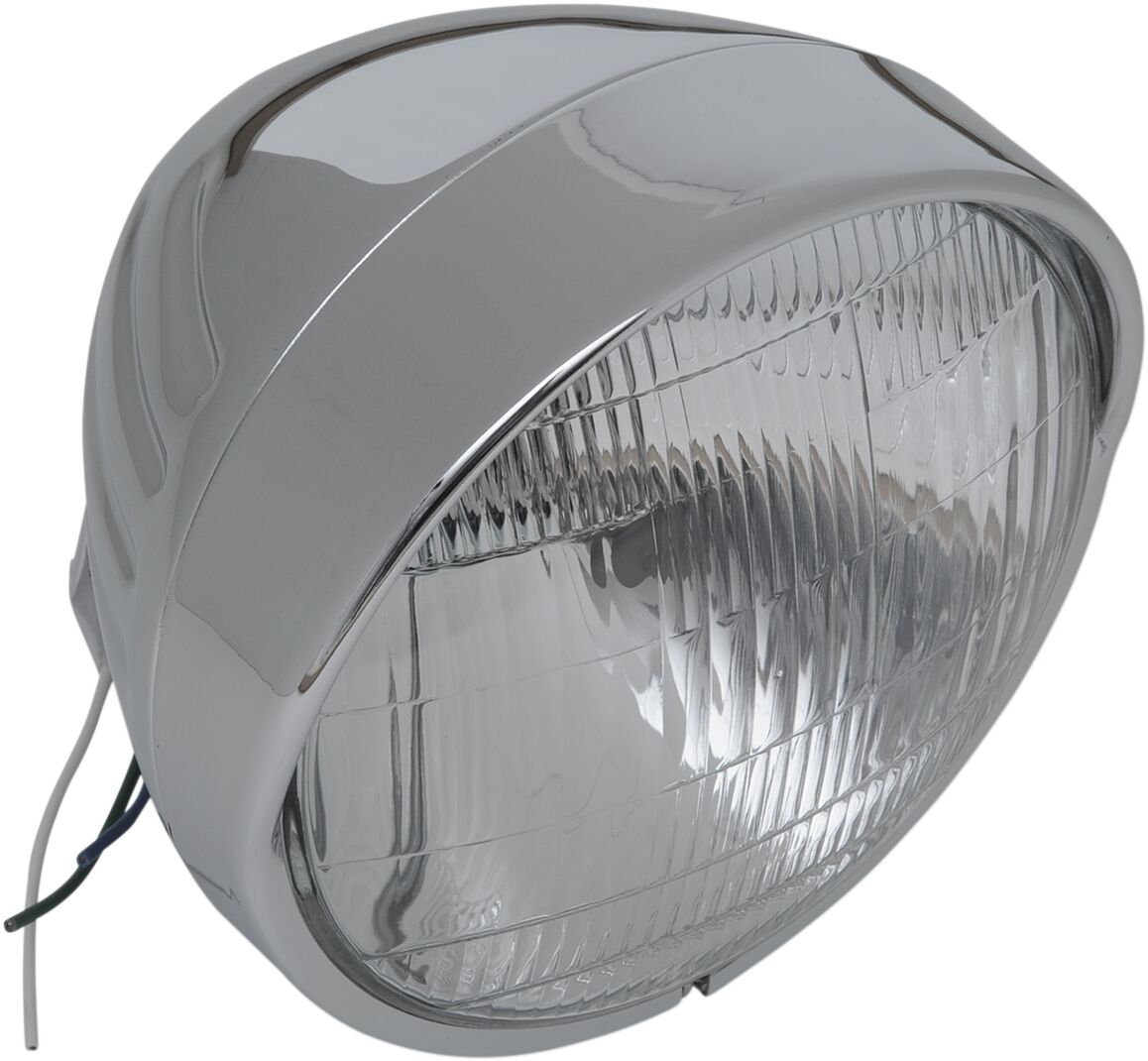 Drag Specialties 6 1/2 Headlight W/Visor HEADLIGHT GROUP Drag Specialties